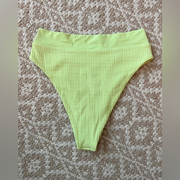 Pointelle Rib Court Bikini Bottom - Mojito - Picture 5 of 5